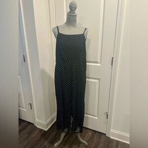 Old Navy Black Polka Dot Jumpsuit